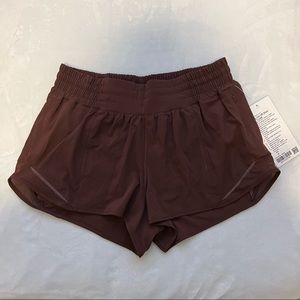 Lululemon High Rise hotty hot shorts